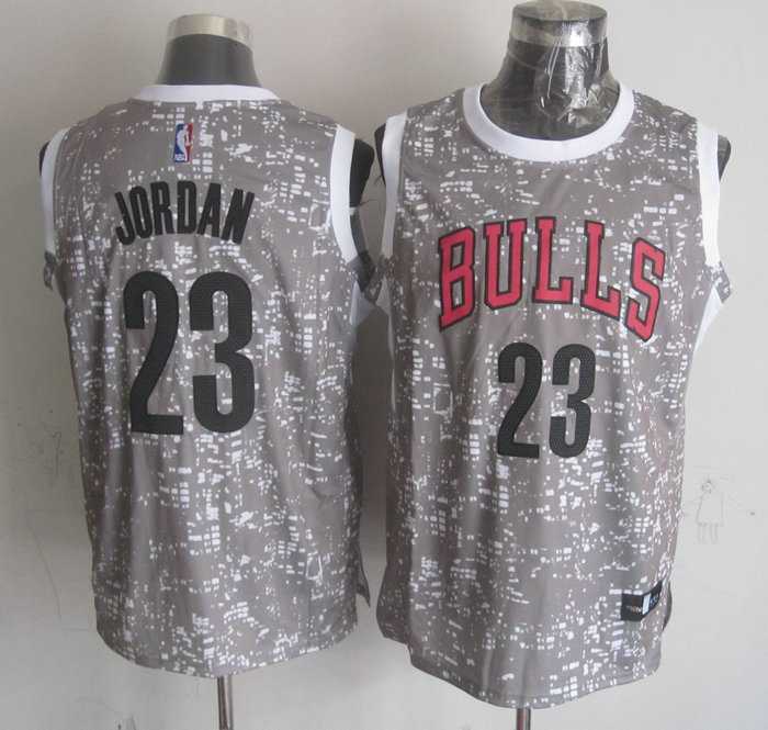 Chicago Bulls #23 Michael Jordan Gray City Luminous Stitched Jersey,We sell and wholesale Chicago Bulls #23 Michael Jordan Gray City Luminous Stitched Jersey on line form chian!
